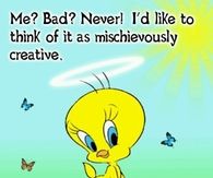 mischieviously creative