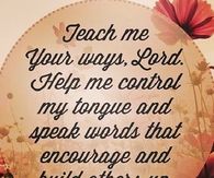 Teach me your ways Lord