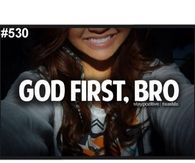 God First, bro