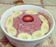 Strawberry banana ice cream