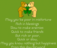 May you know nothing but happiness