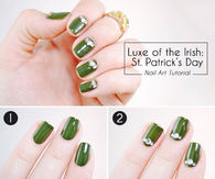 St Patrick's Day Nail Tutorials