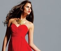 Stunning Flowing Red Dress