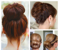 Bun hairstyles