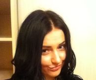 Long black hair