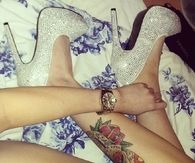Steve madden shimmering pumps