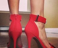 Red just fab heels