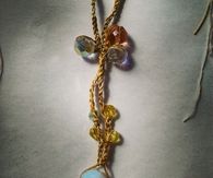Handmade opal necklace