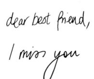 Dear Best Friend 
