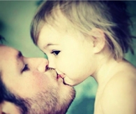 Daddy Daughter Kiss