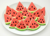 Watermelon cookies