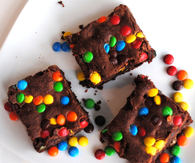 M&M brownies