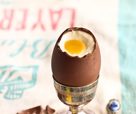 Cheesecake Filled Chocolate Easter Eggs