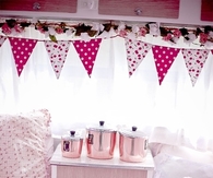 Vintage RV bedroom