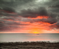Beach fire