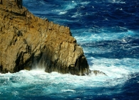 Deep blue waters