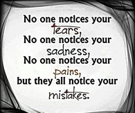 no one notices