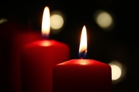 Red candles