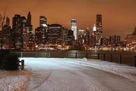 Manhattan snow