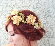 Vintage hair wreath