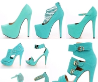Variety of Mint Green High Heels