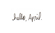 Hello April