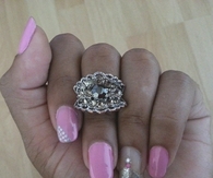 Pretty pink nails