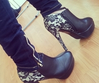 Floral heels