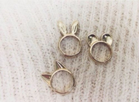 Animal ear rings