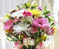 Pitcher of Fresh Cut Flowers