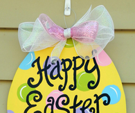 Easter egg door hanger