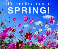 Its the first day of spring