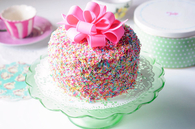 Pretty Sprinkle Cake
