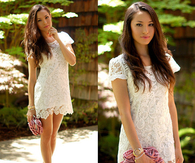 Pretty Lace Dress for Summer
