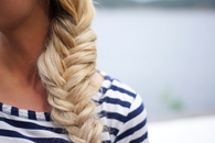 Cute blonde braid