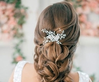Gorgeous wedding style curls