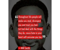 Hate in your heart will consume you too