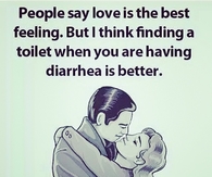 Finding a toilet when you are having diarrhea