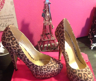 Shoe Dazzle Leopard Heels