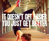 It doesnt get easier, you just get better