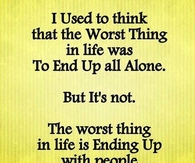 The worst thing