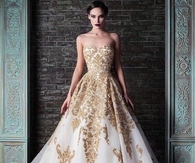 Gorgeous Gold and White Gown