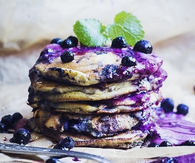 Blueberry pancakes