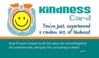 Kindness card