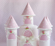 Princess castle cake