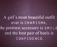 A Girls Most Beautiful Outfit