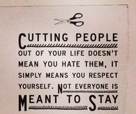 Not Everyone Is Meant to Stay