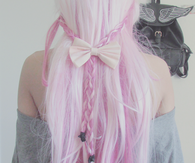 Pastel pink hair