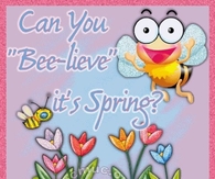 Can you beelieve its spring?