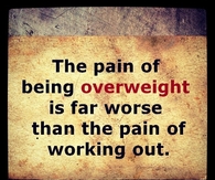 The pain of being overweight